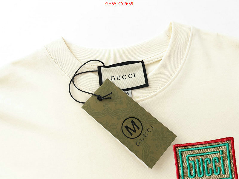 Clothing-Gucci best website for replica ID: CY2659 $: 55USD