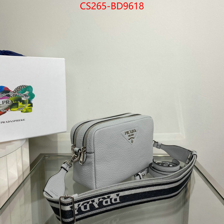 Prada Bags (TOP)-Diagonal- the online shopping ID: BD9618 $: 265USD