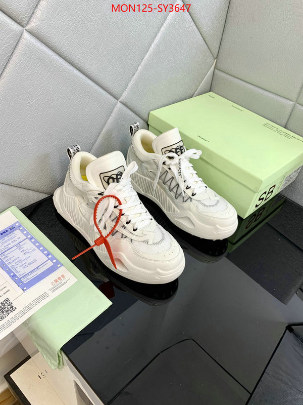 Women Shoes-Offwhite exclusive cheap ID: SY3647 $: 125USD