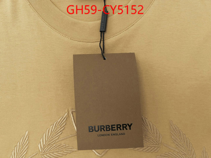 Clothing-Burberry buy high-quality fake ID: CY5152 $: 59USD