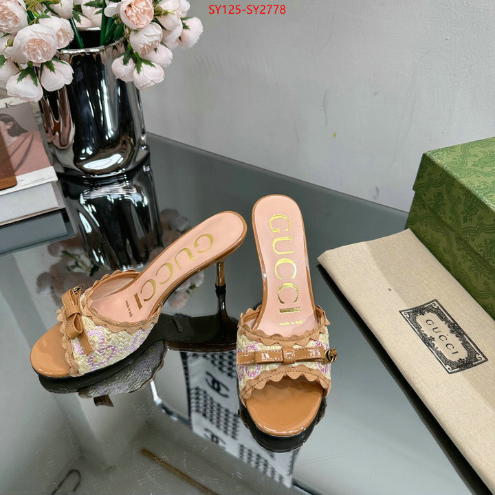 Women Shoes-Gucci replica 2023 perfect luxury ID: SY2778 $: 125USD