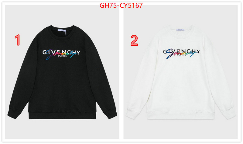 Clothing-Givenchy designer 7 star replica ID: CY5167 $: 75USD