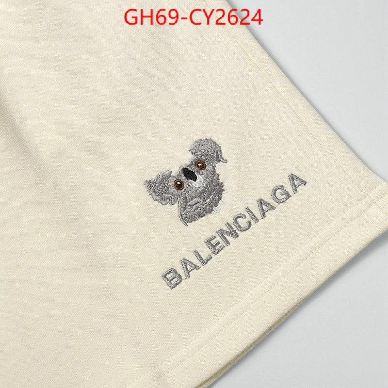 Clothing-Balenciaga buy cheap ID: CY2624 $: 69USD