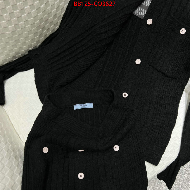 Clothing-Prada how to buy replica shop ID: CO3627 $: 125USD