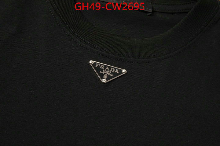 Clothing-Prada mirror copy luxury ID: CW2695 $: 49USD