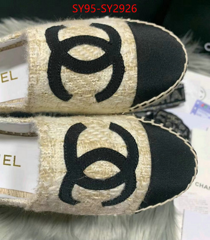 Women Shoes-Chanel top quality designer replica ID: SY2926 $: 95USD