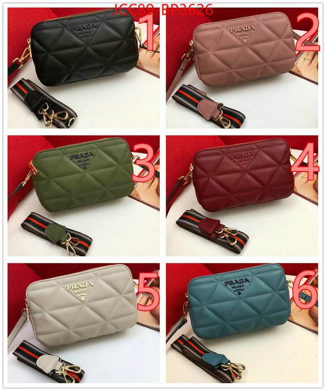 Prada Bags (4A)-Diagonal- luxury cheap replica ID: BP3626 $: 89USD