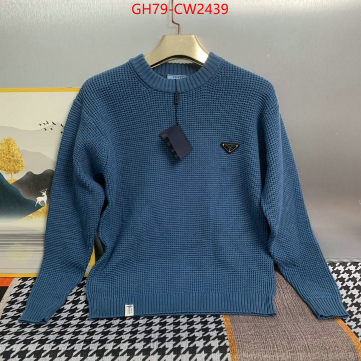 Clothing-Prada best quality replica ID: CW2439 $: 79USD