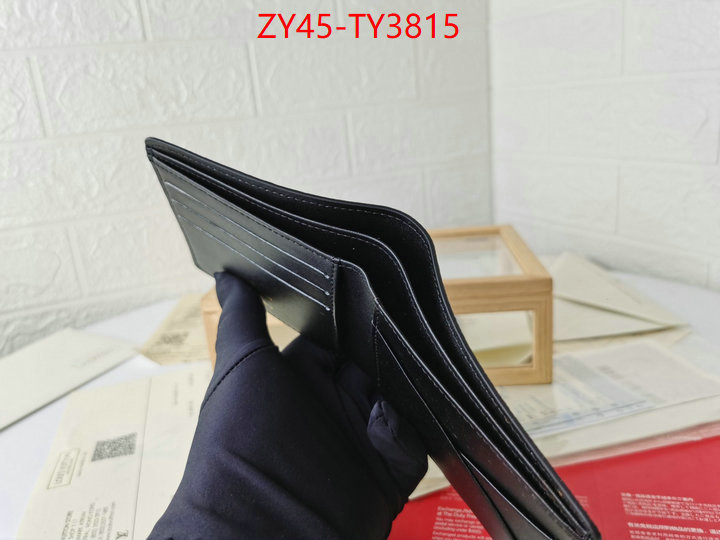 LV Bags(4A)-Wallet high quality 1:1 replica ID: TY3815 $: 45USD