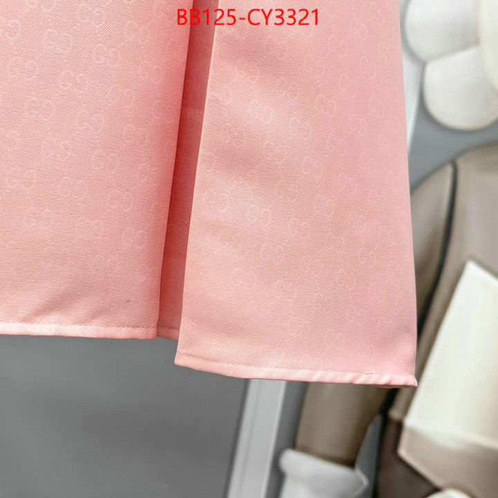 Clothing-Gucci best wholesale replica ID: CY3321 $: 125USD