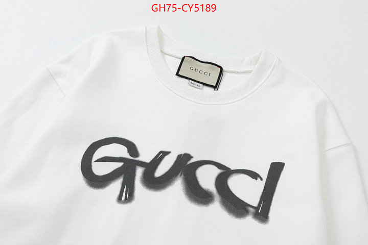 Clothing-Gucci high quality designer replica ID: CY5189 $: 75USD