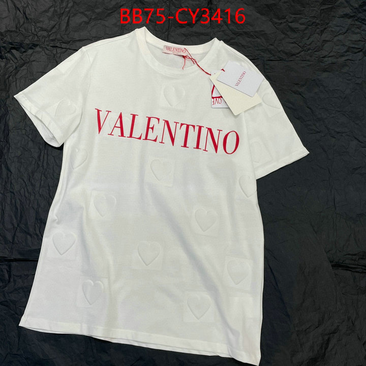 Clothing-Valentino high quality online ID: CY3416 $: 75USD