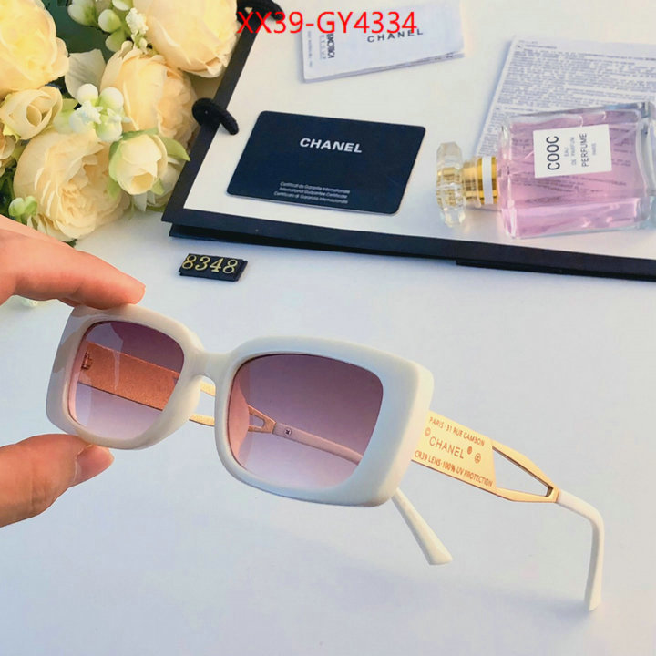 Glasses-Chanel 2023 replica wholesale cheap sales online ID: GY4334 $: 39USD