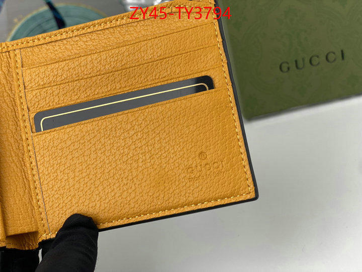 Gucci Bags(4A)-Wallet- buy best quality replica ID: TY3794 $: 45USD