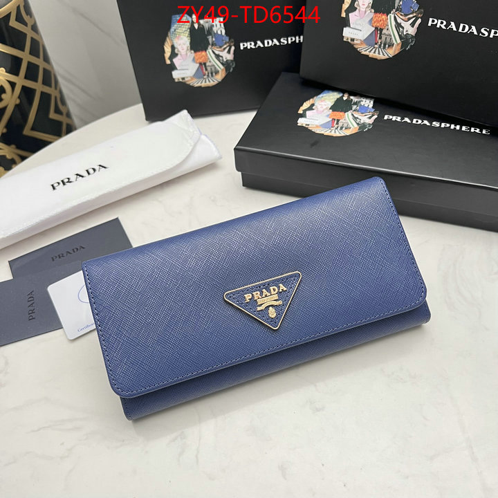 Prada Bags (4A)-Wallet replica best ID: TD6544 $: 49USD