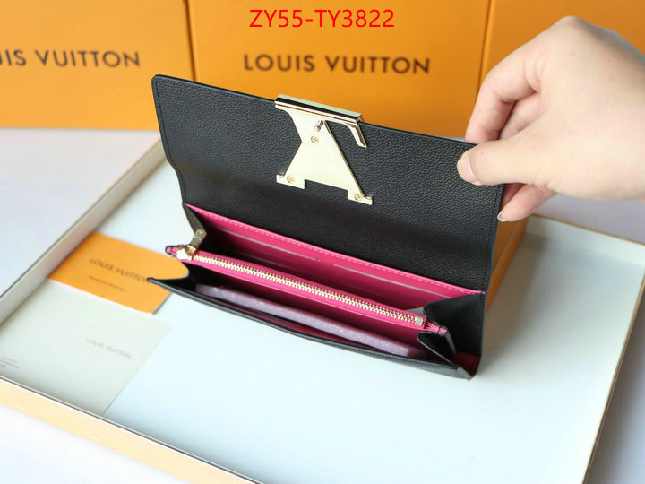 LV Bags(4A)-Wallet buying replica ID: TY3822 $: 55USD