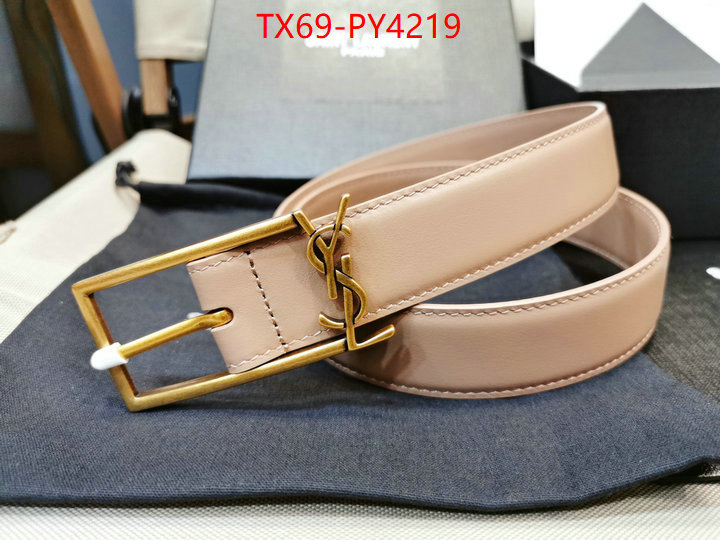 Belts-YSL best quality designer ID: PY4219 $: 69USD