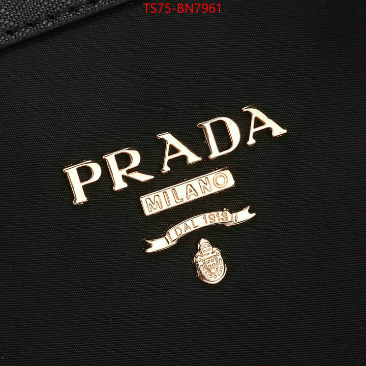 Prada Bags (4A)-Handbag- shop cheap high quality 1:1 replica ID: BN7961 $: 75USD