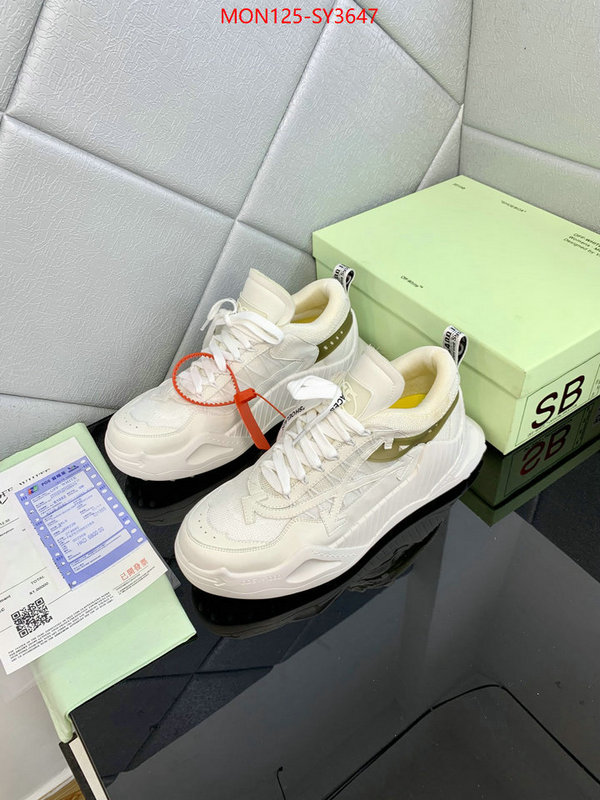 Men Shoes-Offwhite where to find best ID: SY3647 $: 125USD
