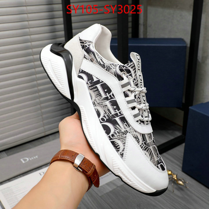 Men shoes-Dior perfect quality ID: SY3025 $: 105USD