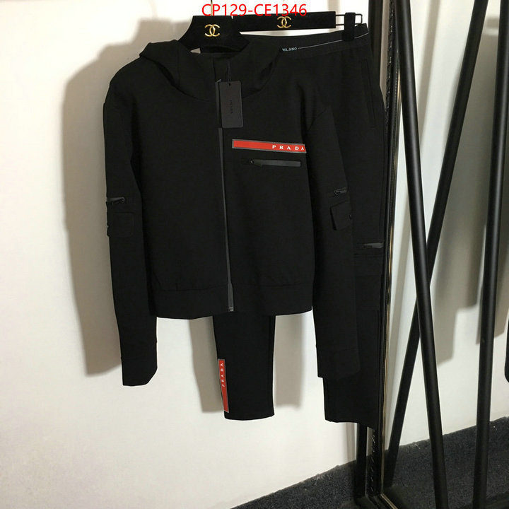 Clothing-Prada wholesale designer shop ID: CE1346 $: 129USD