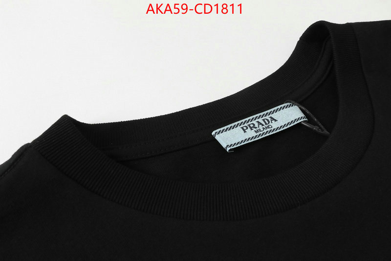 Clothing-Prada designer 1:1 replica ID: CD1811 $: 59USD