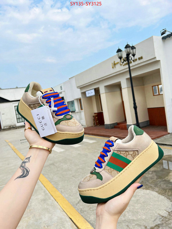 Men Shoes-Gucci new designer replica ID: SY3125 $: 135USD