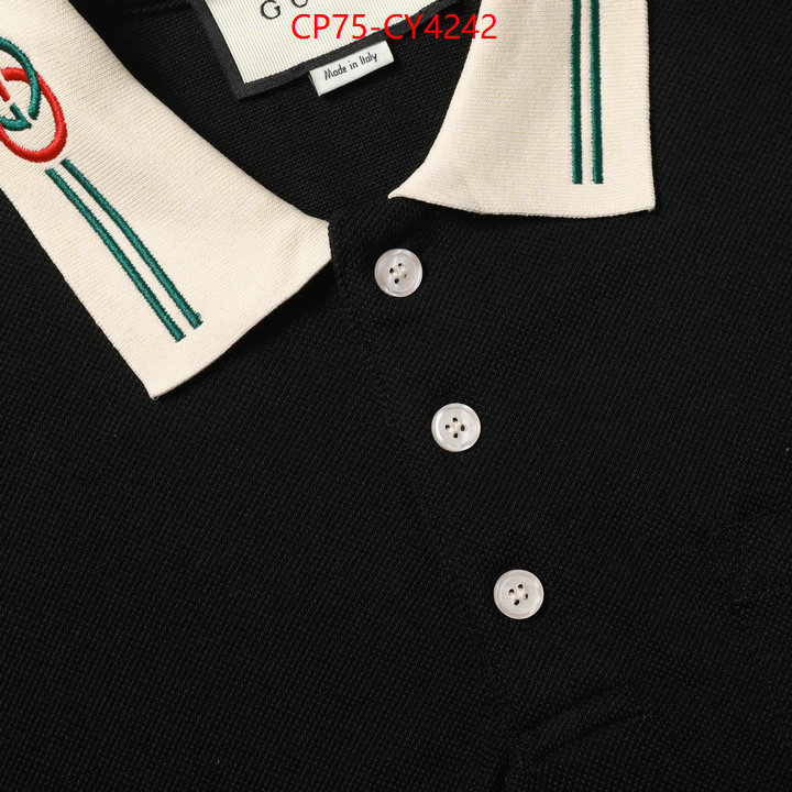 Clothing-Gucci from china ID: CY4242 $: 75USD