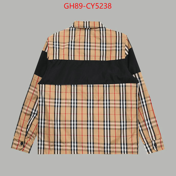 Clothing-Burberry top quality fake ID: CY5238 $: 89USD