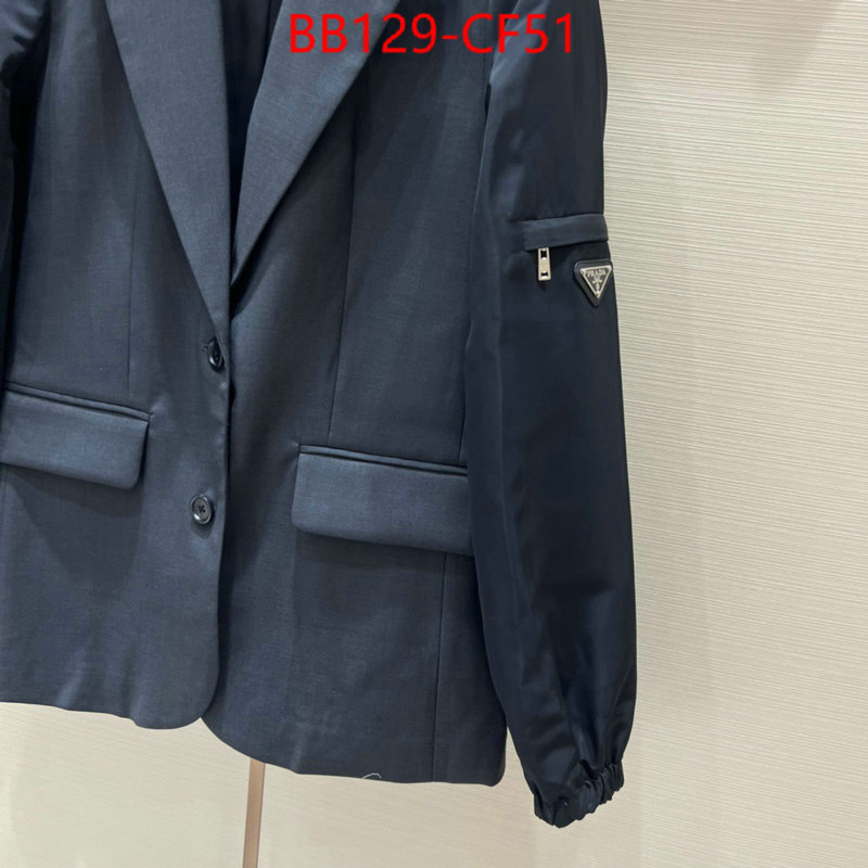 Clothing-Prada where to buy fakes ID: CF51 $: 129USD