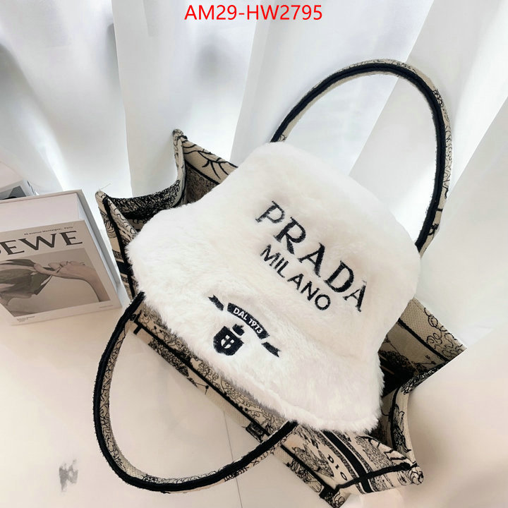 Cap (Hat)-Prada the best quality replica ID: HW2795 $: 29USD