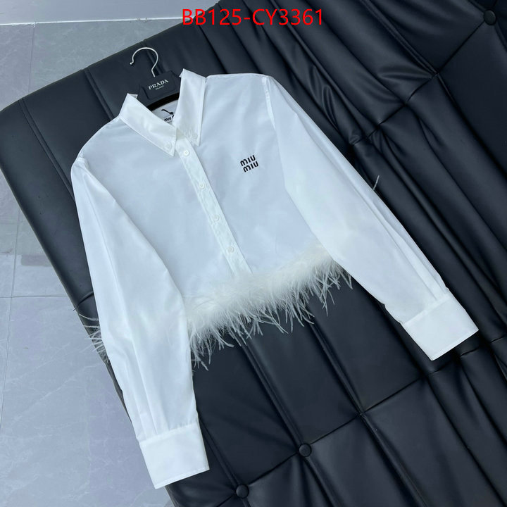 Clothing-MIU MIU fake designer ID: CY3361 $: 125USD