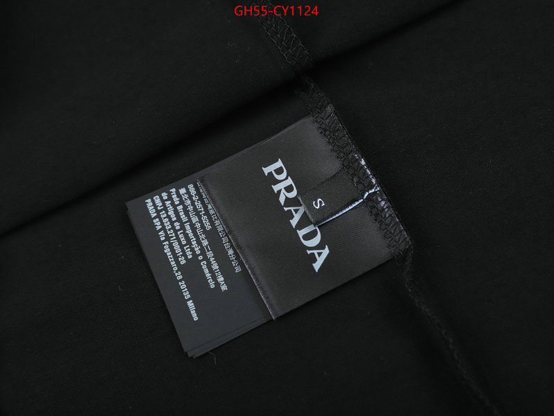 Clothing-Prada how to find designer replica ID: CY1124 $: 55USD