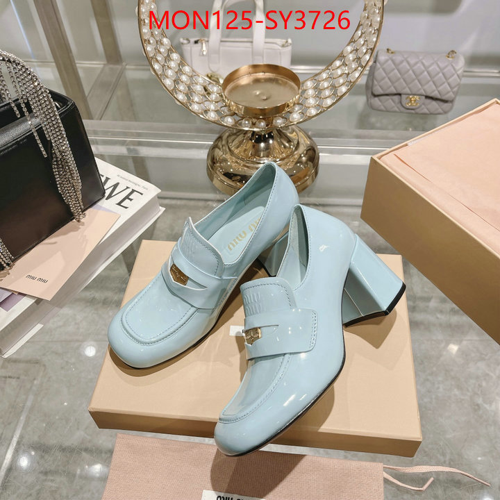 Women Shoes-Miu Miu high ID: SY3726 $: 125USD