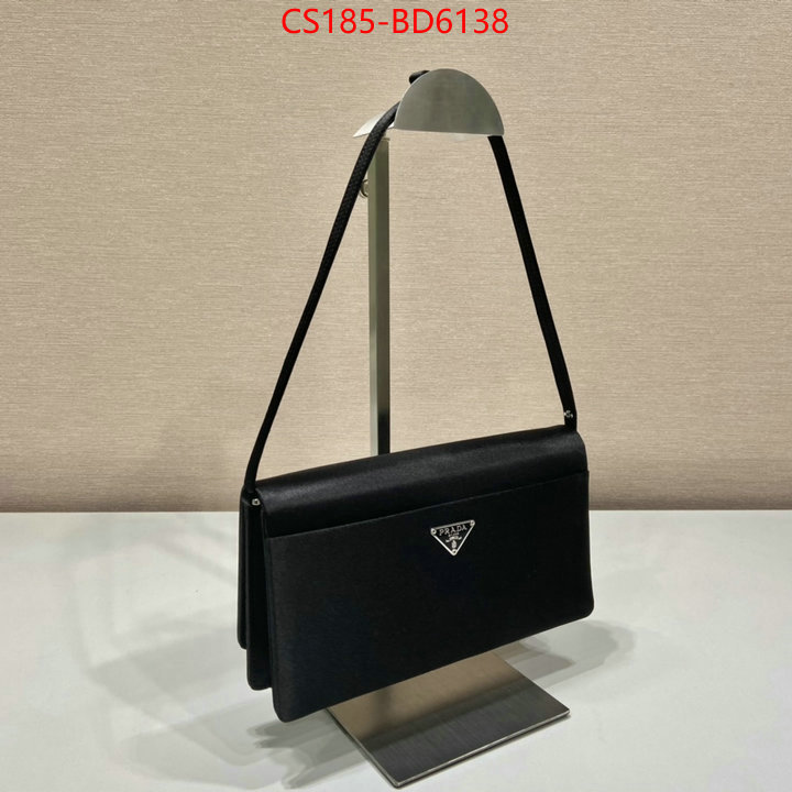 Prada Bags (TOP)-Handbag- brand designer replica ID: BD6138 $: 185USD