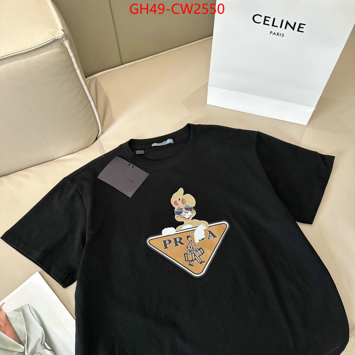 Clothing-Prada buy best quality replica ID: CW2550 $: 49USD