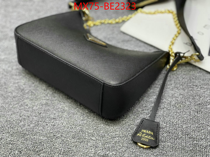 Prada Bags (4A)-Re-Edition 2000 for sale cheap now ID: BE2323 $: 75USD