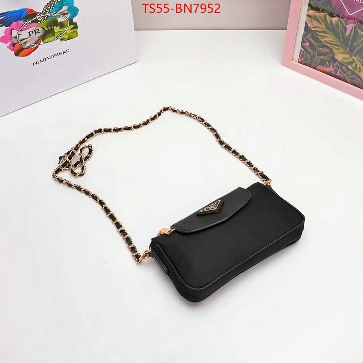 Prada Bags (4A)-Diagonal- 2023 aaaaa replica 1st copy ID: BN7952 $: 55USD