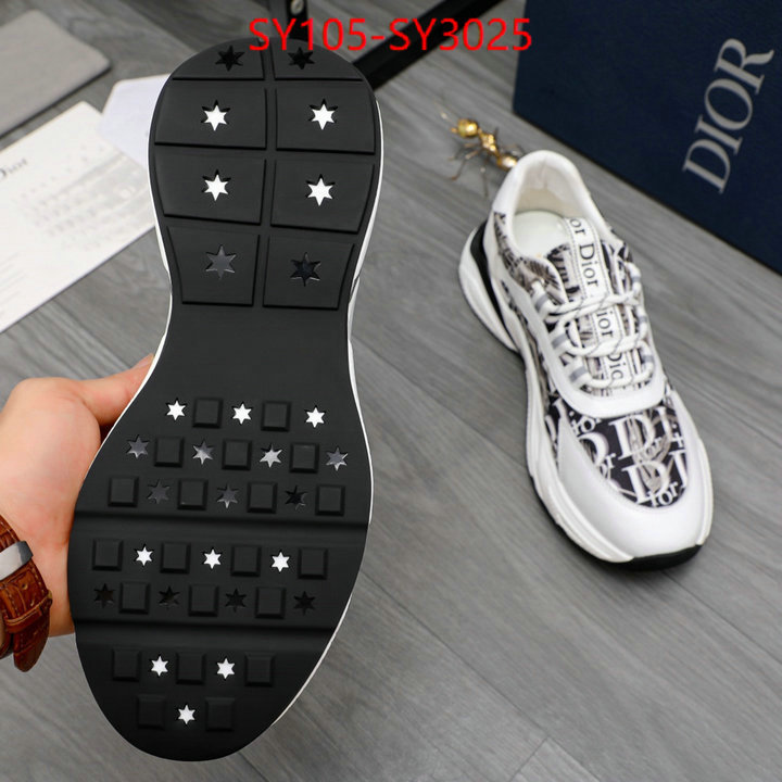 Men shoes-Dior perfect quality ID: SY3025 $: 105USD