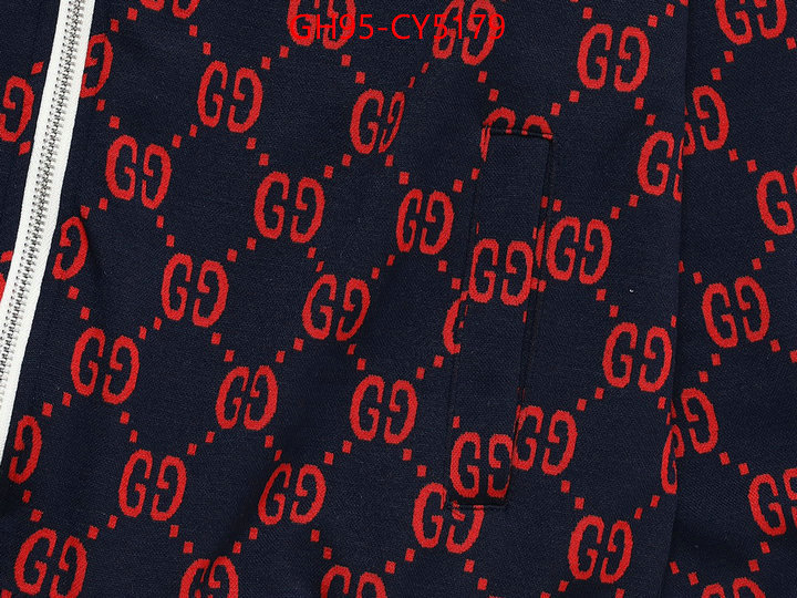 Clothing-Gucci luxury 7 star replica ID: CY5179 $: 95USD