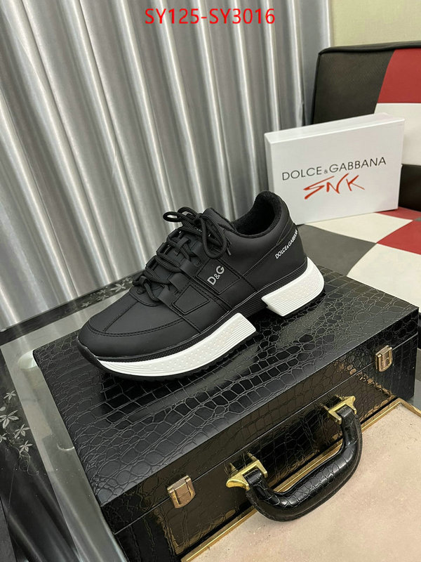 Men Shoes-DG buy 2023 replica ID: SY3016 $: 125USD