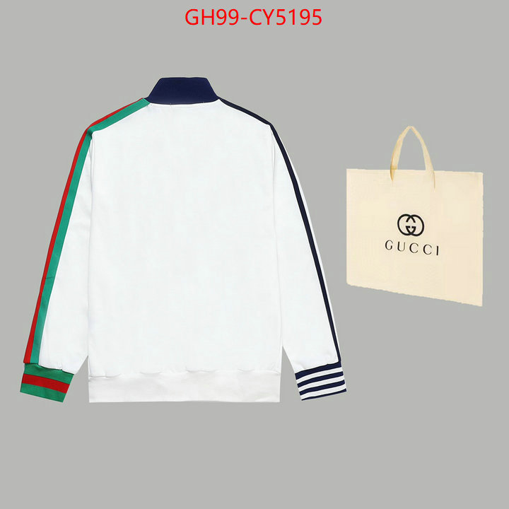 Clothing-Gucci buy cheap ID: CY5195 $: 99USD