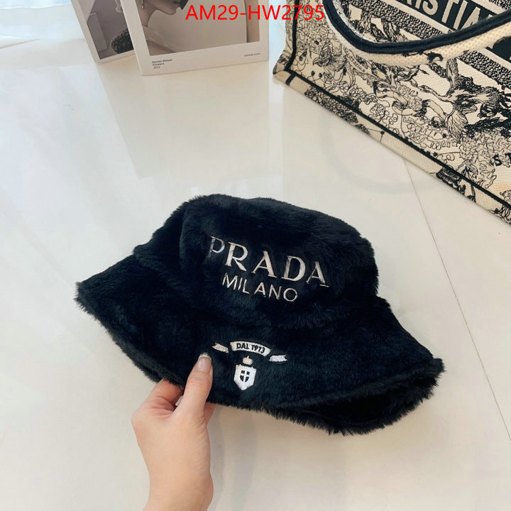 Cap (Hat)-Prada the best quality replica ID: HW2795 $: 29USD