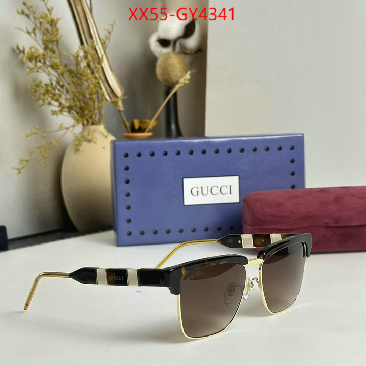 Glasses-Gucci how to buy replica shop ID: GY4341 $: 55USD