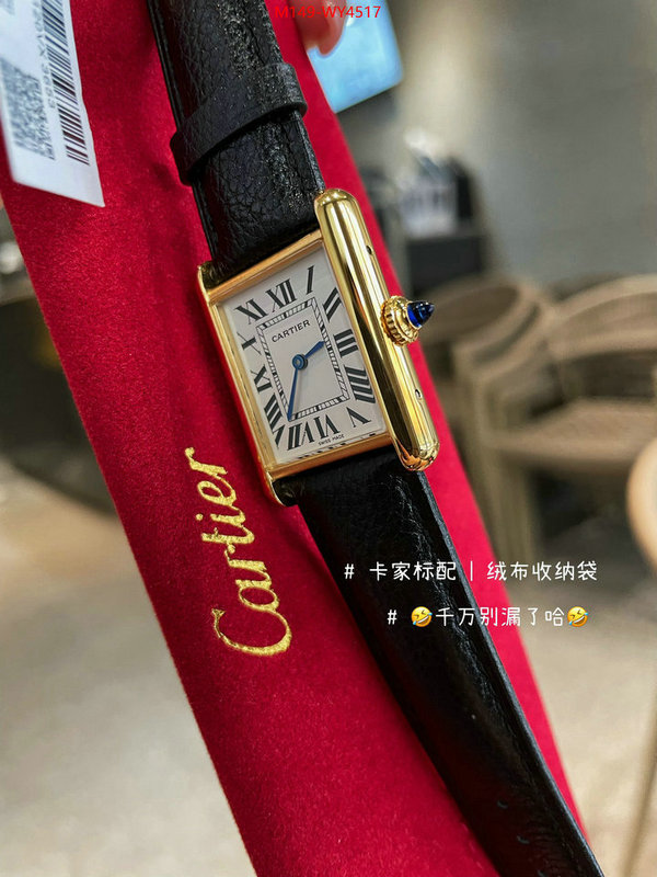 Watch(4A)-Cartier luxury 7 star replica ID: WY4517 $: 149USD