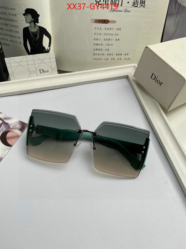 Glasses-Dior high quality designer ID: GY4419 $: 37USD