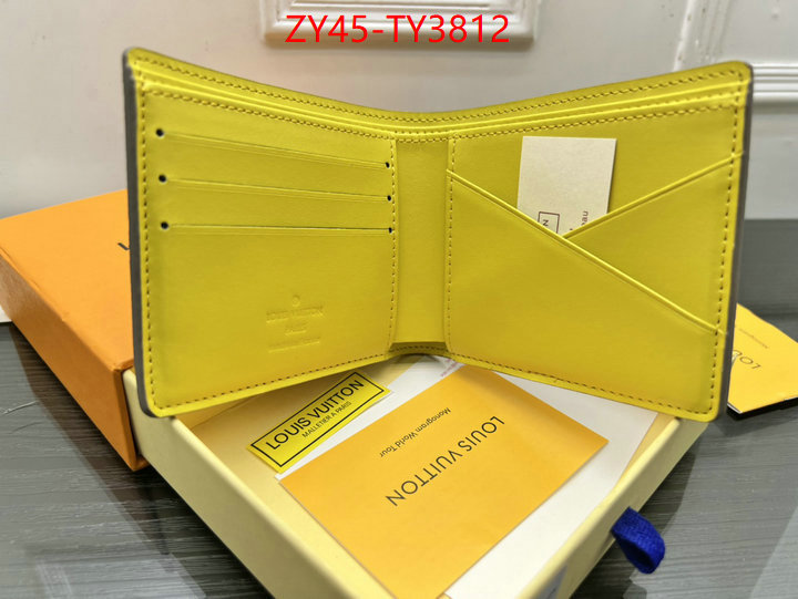 LV Bags(4A)-Wallet top quality designer replica ID: TY3812 $: 45USD