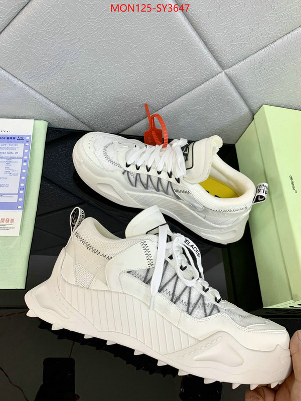 Men Shoes-Offwhite where to find best ID: SY3647 $: 125USD