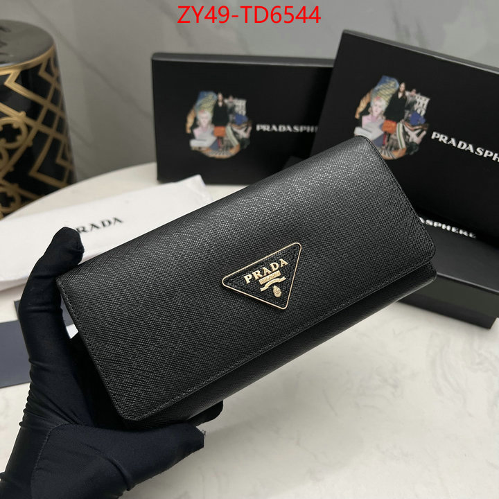 Prada Bags (4A)-Wallet replica best ID: TD6544 $: 49USD