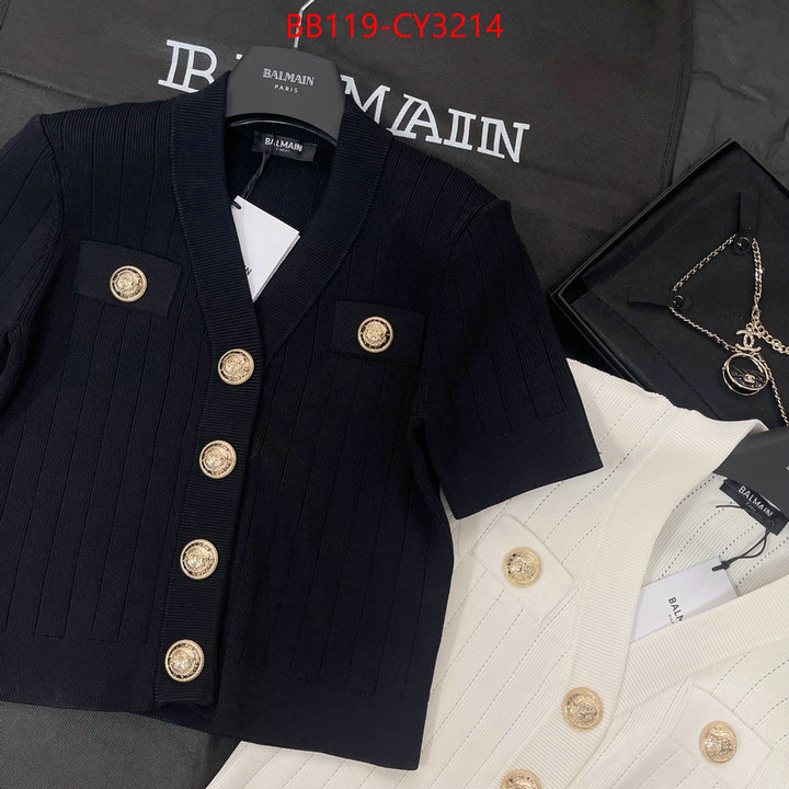 Clothing-Balmain what ID: CY3214 $: 119USD